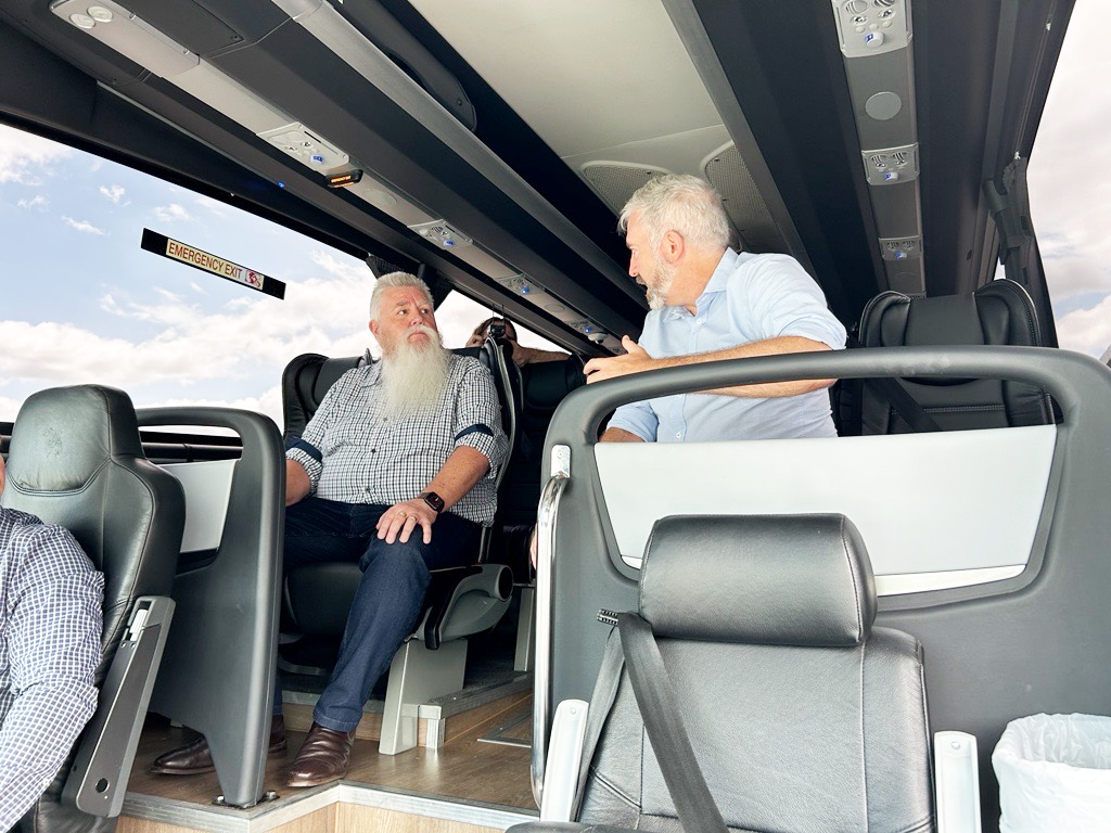 Hoppy and Senator Chisholm at the launch of ADR 68/01